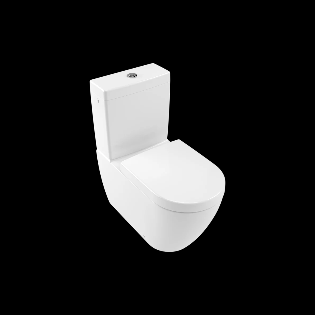 Villeroy and Boch_Sanitaryware_Subway 2.0 Washdown toilet for close-coupled WC-suite, rimless, floor-standing, White Alpin